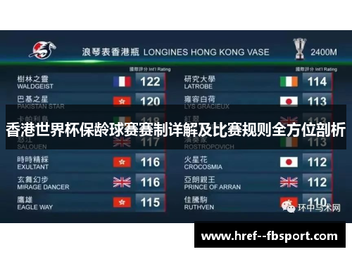 香港世界杯保龄球赛赛制详解及比赛规则全方位剖析